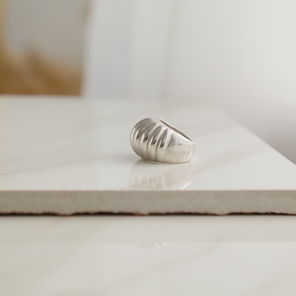 Croissant Midi Ring | 925 Silver - Picture 2 of 7
